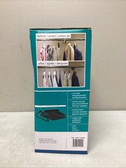 Non Slip Velvet Flocked Hangers – 50 pack. New in open box.