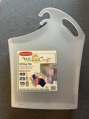 Rubbermaid Wrap n Craft Gift Bag Tote Stackable – holiday wrapping storage