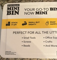 NEW 🔥10 Pack Greenmade Mini Bins with Lids Stackable Storage Bins Organizing