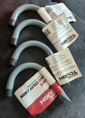 Hyper Tough 6 In. Wall Mounted Garage Utility Metal J Hook New Lot Of 4