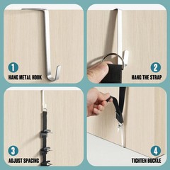2Pack Hat Organizer for Baseball Caps Hat Rack for Wall with Display Hooks -…