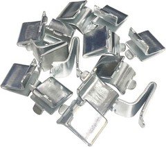 14-Piece Adjustable Alloy Steel Shelf Support Clips – Heavy-Duty & Durable