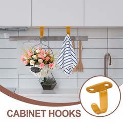 6Pcs Reliable Iron Ceiling Hooks with Screws for Drywall Wood and Concrete