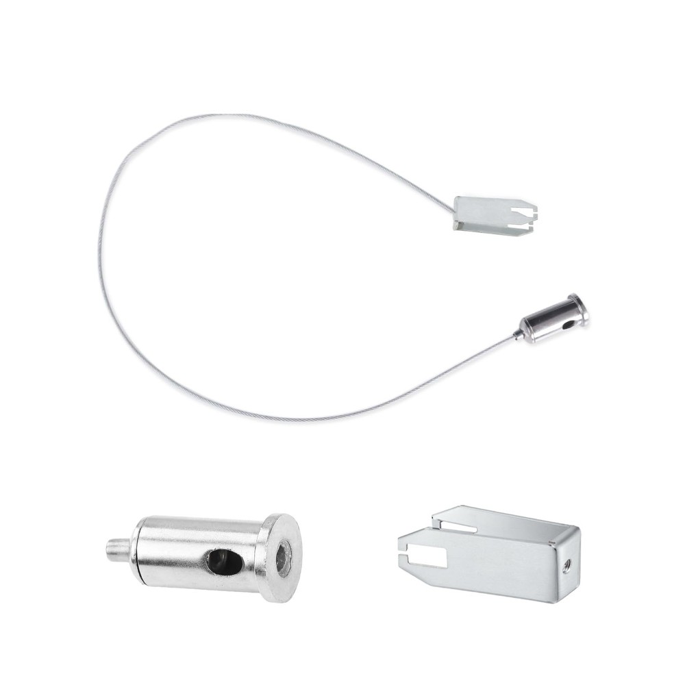 Muzata 20 Pack 19.6” Drop Ceiling Hooks With Hanging Wire Set TA00 Up To 50 Kg