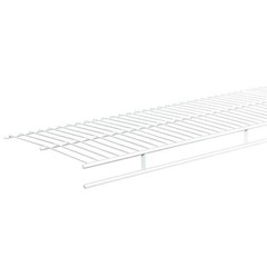 Wire Shelf ClosetMaid 6ft x 12in Ventilated with Rod Vinyl Coated Closet Storage
