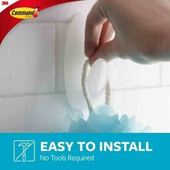 2 Pks 3M Command 3 Large Bath Towel Hooks & 3 Adhesive Strips Per Pack Max 5 lb