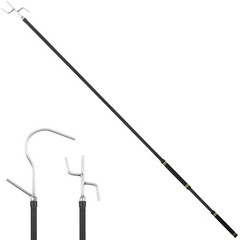 Clothes Hook Pole Heavy Duty,32 to 80In Retail Clothing Hook Pole Long Handle…