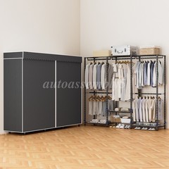 960LBS Heavy Duty Garment Rack Clothes Rack Freestanding Closet Clothing Shelves