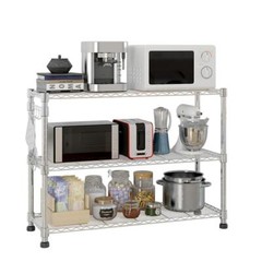 82″H 6 Tier Adjustable Storage Shelves Heavy Duty NSF Wire Metal Shelving Unit