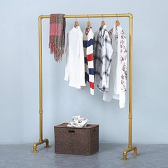 Industrial Pipe Clothing Rack 59in,Clothes Racks Hanging Clothes,Heavy Duty
