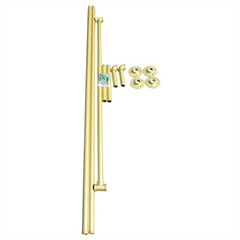 Metal Clothing Rack Dress Hanging Display Stand Home Storage Shelf Rack Gold NEW