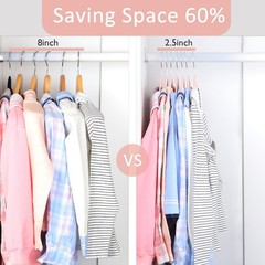 32 PCS Light Pink 14 Inch Kids Velvet Hangers UltraThin NonSlip Clothes