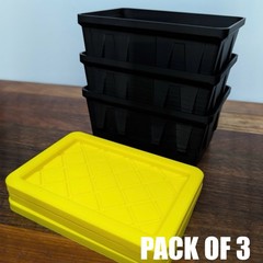 Tiny Tote Mini Storage Container ( Lowes & DHX Replica ) With Lids SET OF 3