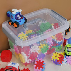 6-Pack 6 Quart Clear Latch Storage Boxes with Handles for Easy Organization