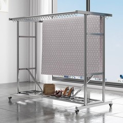 1000LB Heavy Duty Garment Rack Rolling Clothing Rack Clothes Rack Hanging Sturdy
