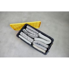 Commander X-large 75 -Gallons ( 300 -Quarts ) Black and Yellow Heavy Duty Rolli