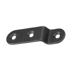 Mewutal 10pcs Z Brackets 1-3/4 Z-Shape Door Lock Brackets Black Double Angle …