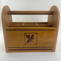 Good Quality Wooden Storage Box Container Multi Use Organizer Case Handle Maple