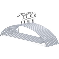 Non Slip PVC Coating Sweater Hangers for Dresses Suits Coats with Shoulder Bump