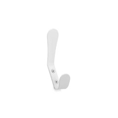 4-7/8 In. (123 Mm) White Contemporary Wall Mount Hook