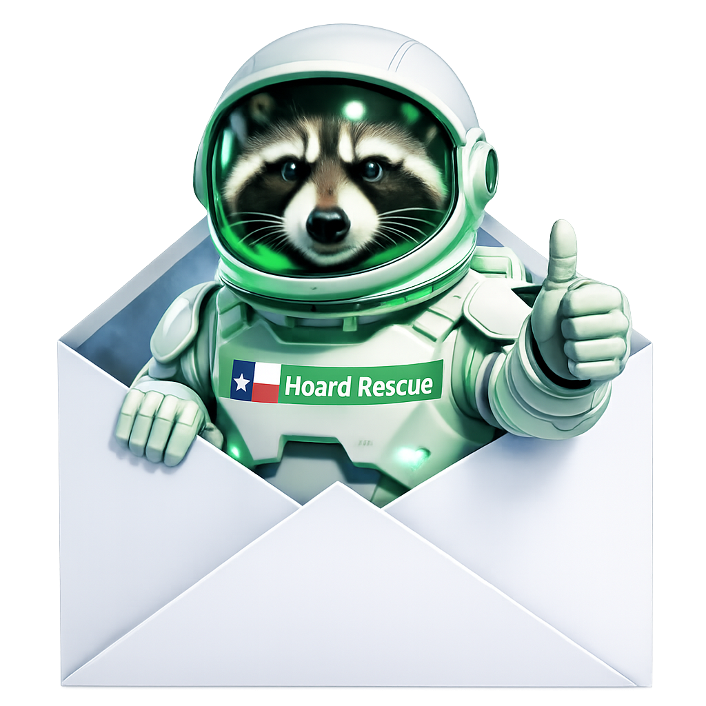 Hoard Rescue service request confirmation image